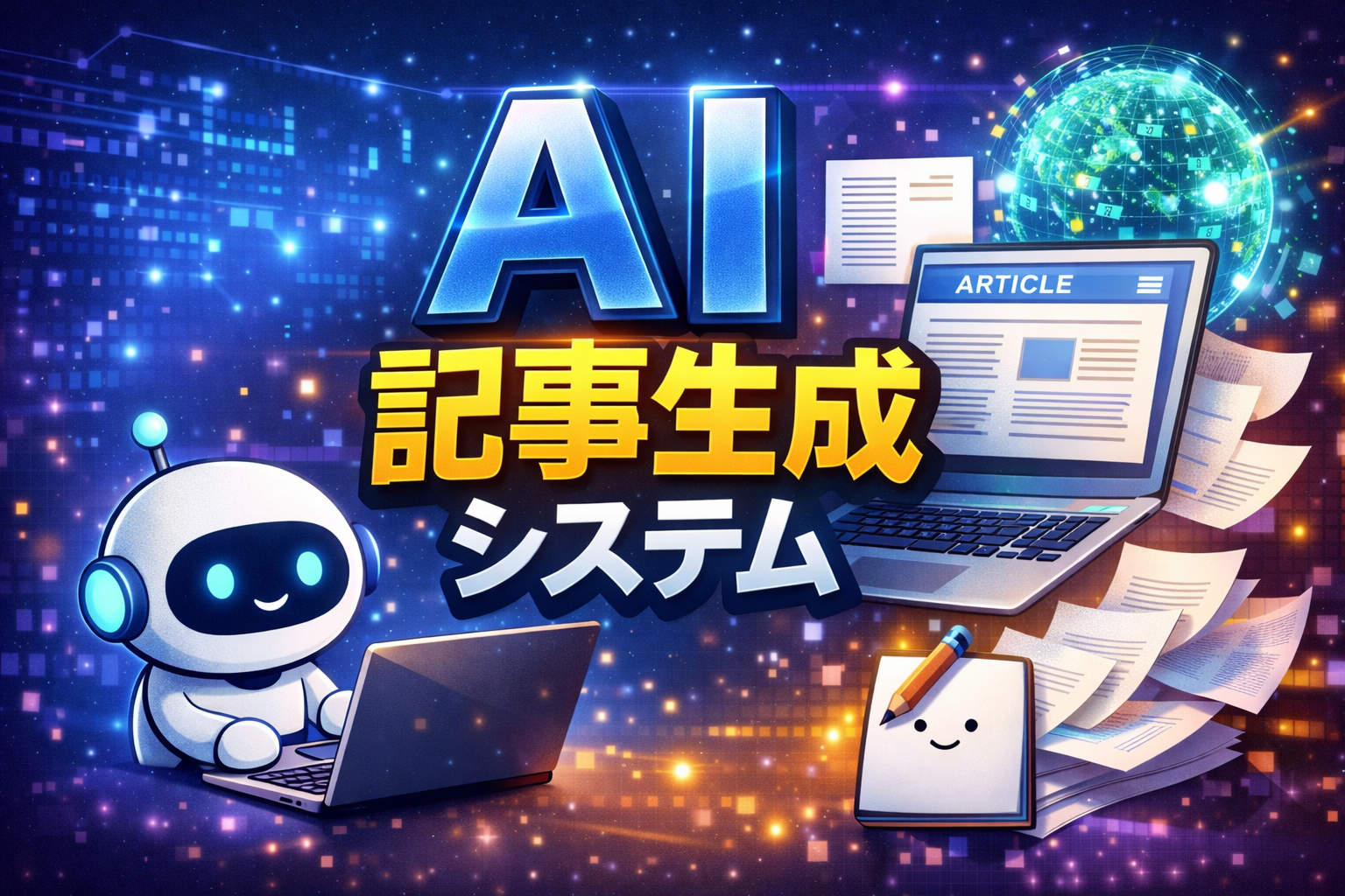 AI記事生成システム (株式会社HLP)